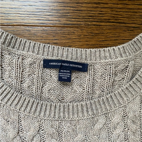American Eagle Side Zip Sweater - Wheat - Medium - Picture 4 of 4